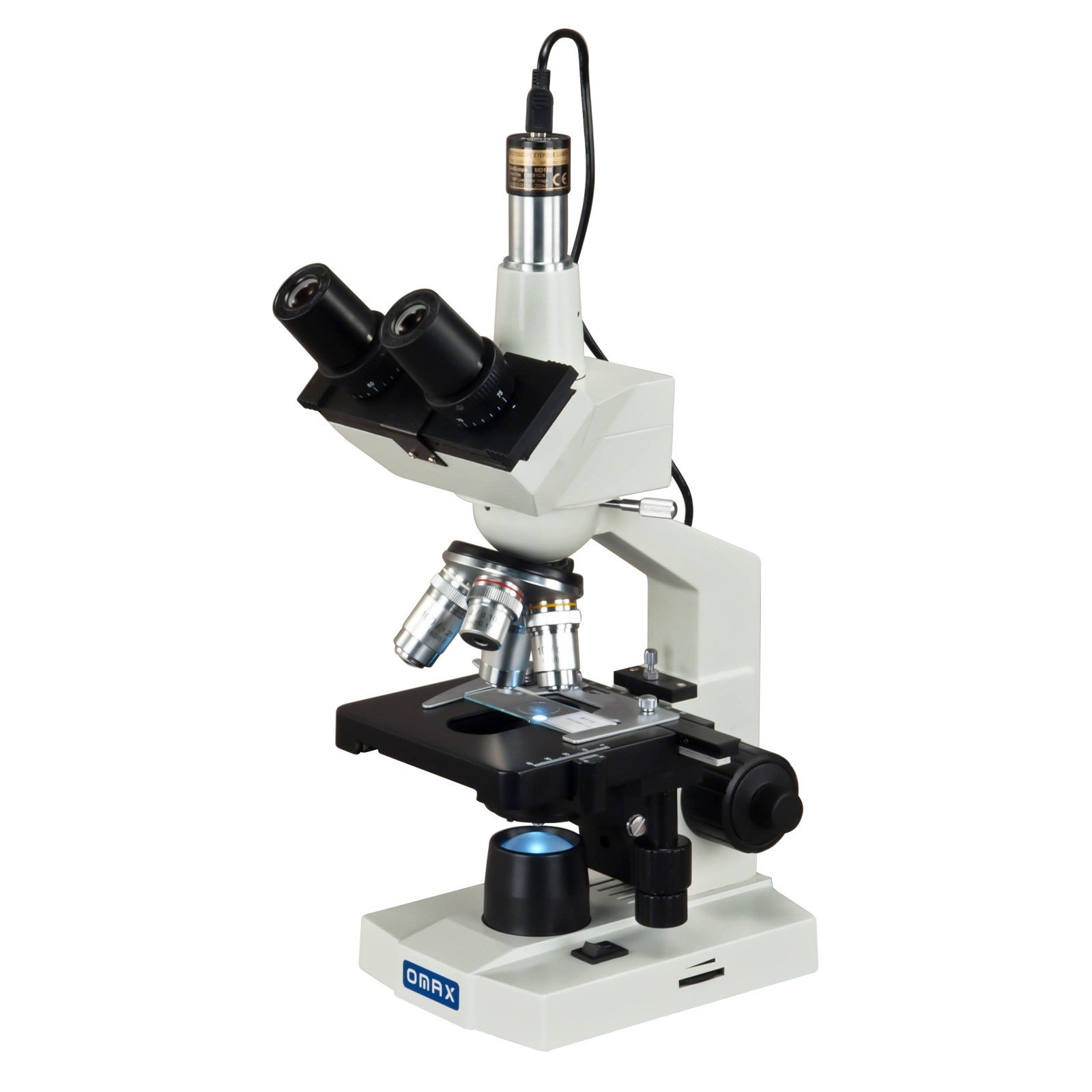 Foto 3 pulgar | Compuesto De Laboratorio Trinocular Digital Led Microscope Omax 40x-2500x - Venta Internacional.