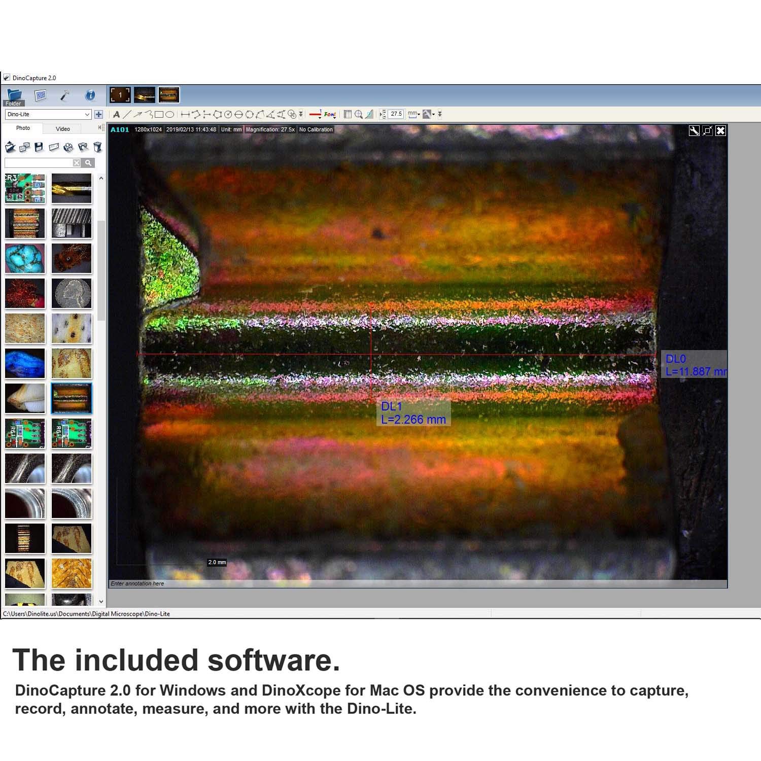 Foto 5 | Microscopio Digital Dino-lite Am4113t 1,3 Mp 10x-50x, 220x - Venta Internacional.