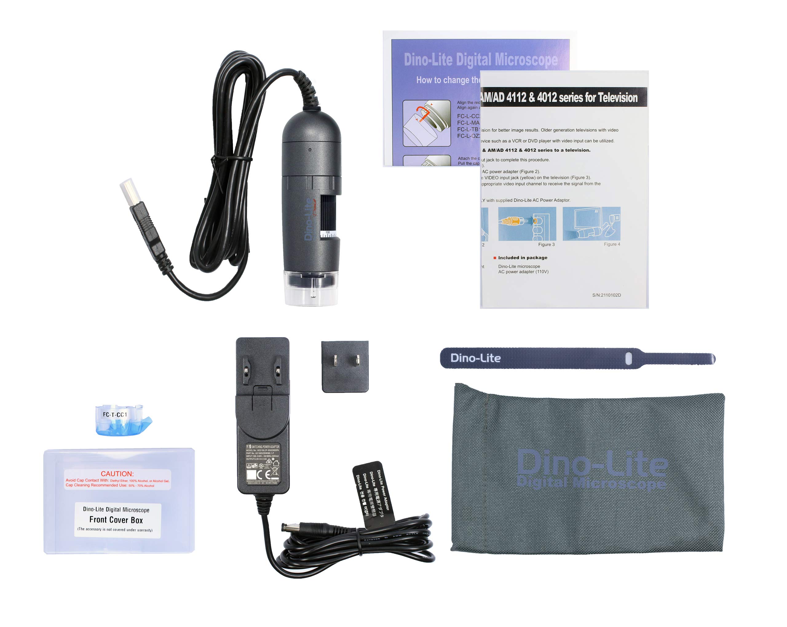 Foto 6 | Microscopio Digital Dino-lite Ad4112ntl 640x480 10x-90x - Venta Internacional.