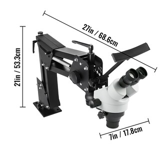 Foto 3 | Microespejo Vevor Con Microincrustaciones 7x-45x Con Soporte De Resorte - Venta Internacional.