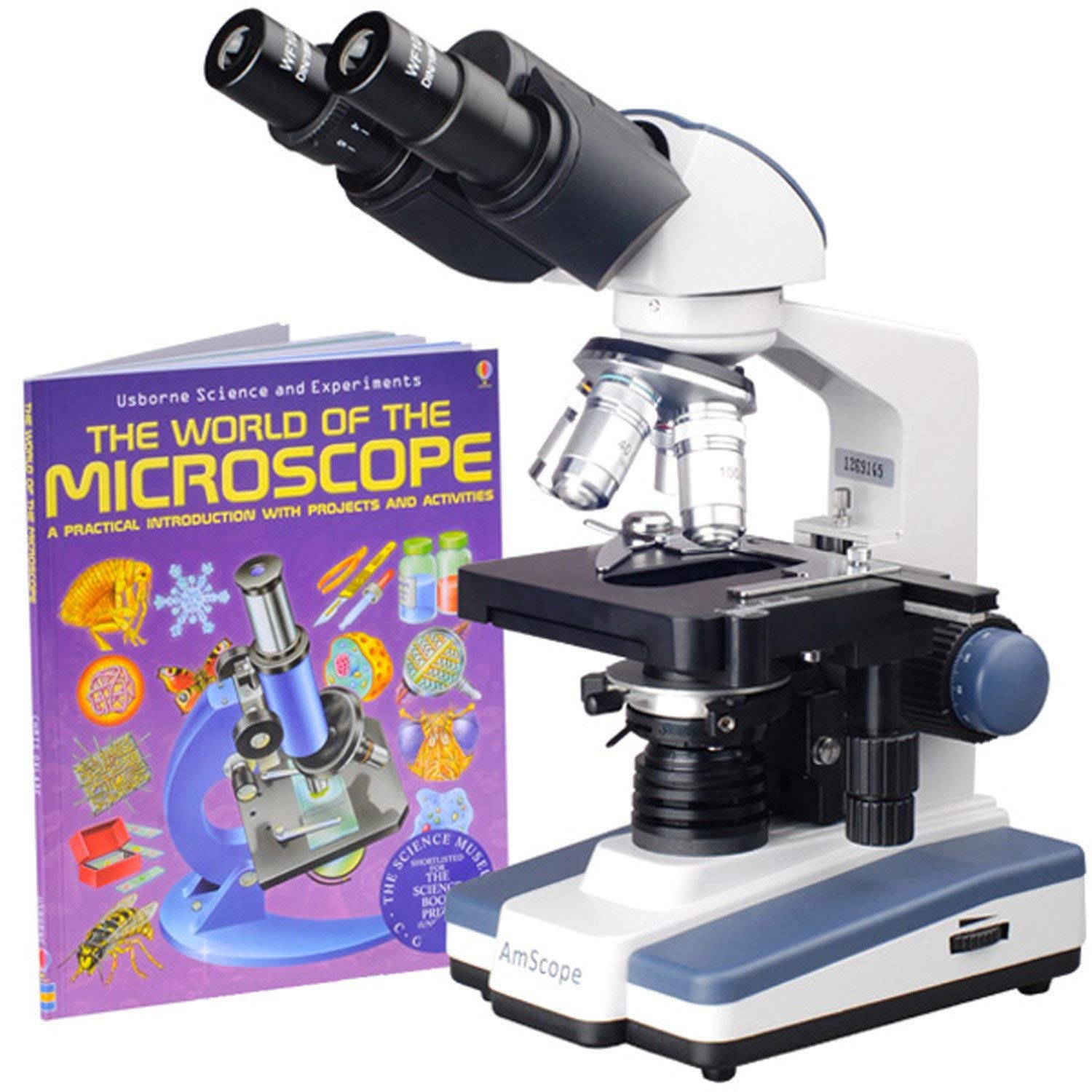 Microscopio Compuesto Amscope B120c-wm Con Aumento De 40x-2500x - Venta Internacional.