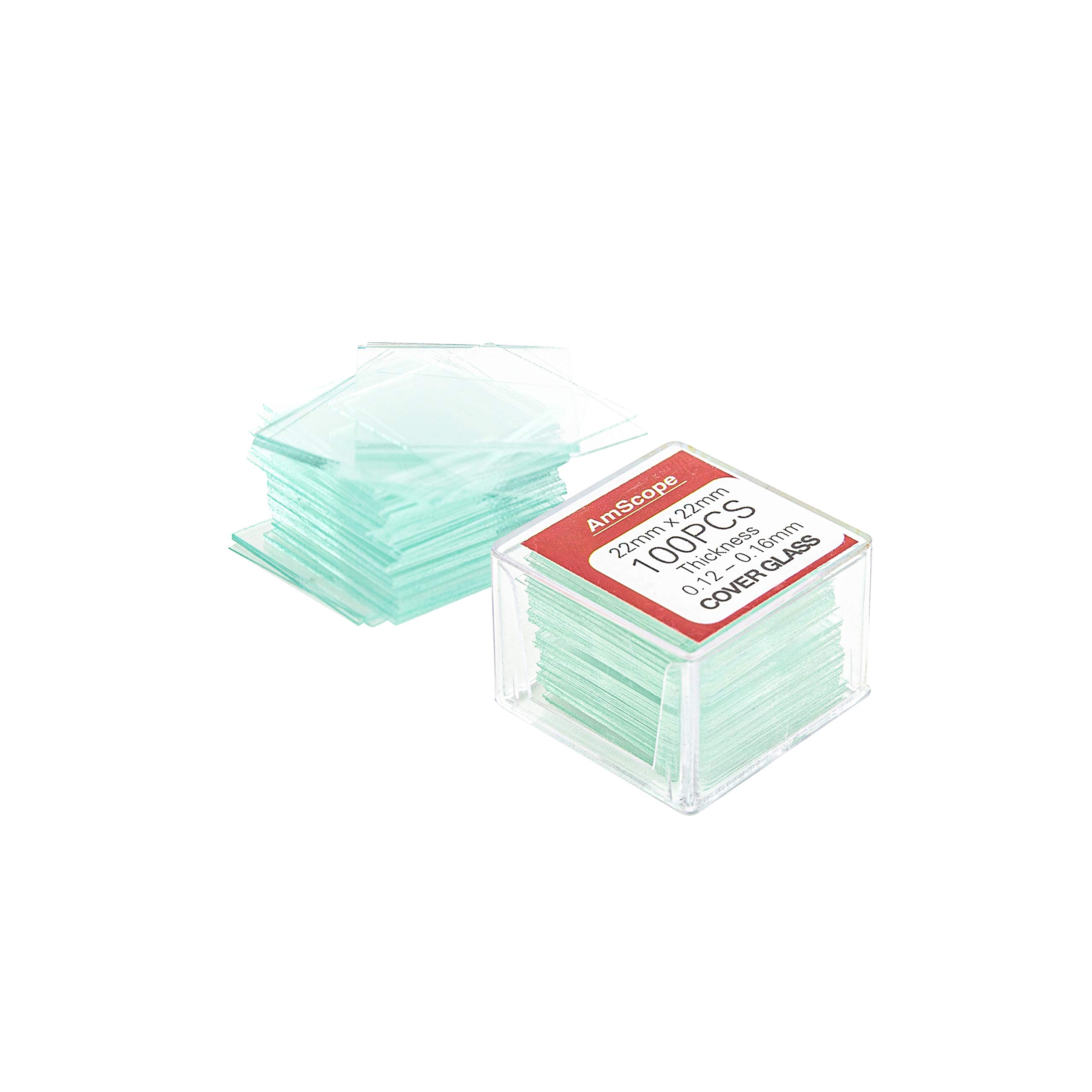 Foto 2 | Portaobjetos Y Cubierta Para Microscopio, Máscopio De Vidrio, 72 Diapositivas, 100 Cubreobjetos - Venta Internacional.