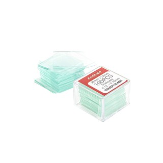 Foto 2 | Portaobjetos Y Cubierta Para Microscopio, Máscopio De Vidrio, 72 Diapositivas, 100 Cubreobjetos - Venta Internacional.