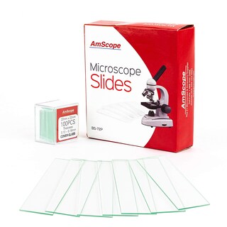 Foto 6 | Portaobjetos Y Cubierta Para Microscopio, Máscopio De Vidrio, 72 Diapositivas, 100 Cubreobjetos - Venta Internacional.
