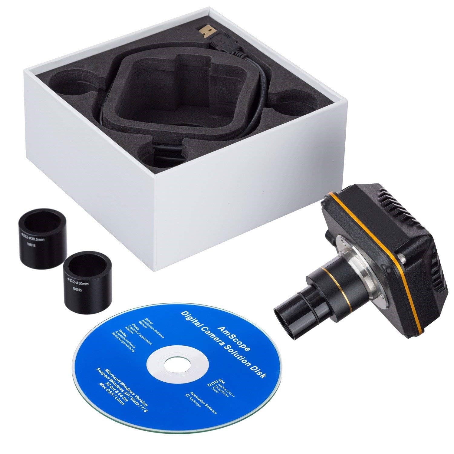 Foto 4 pulgar | Cámara Digital Amscope Mu503b Usb 3.0 De Alta Velocidad De 5 Mp - Venta Internacional.