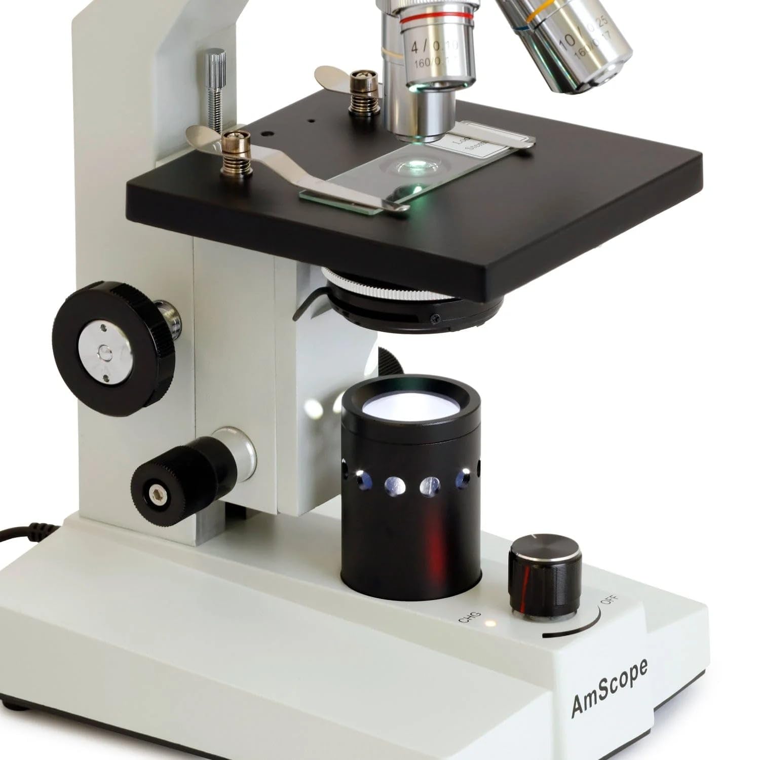 Foto 6 pulgar | Microscopio Binocular Compuesto Amscope B100-led 40x-1000x - Venta Internacional.