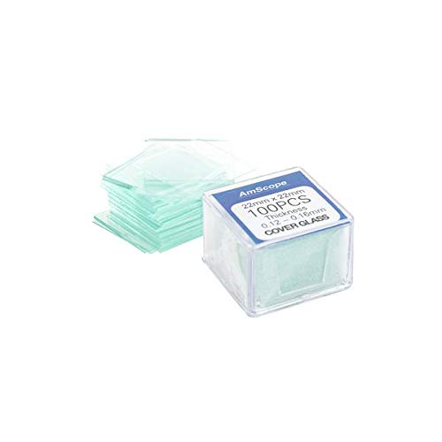 Foto 5 pulgar | 100 Diapositivas En Blanco Para Microscopios Amscope Con 100 Cubiertas De Vidrio - Venta Internacional.