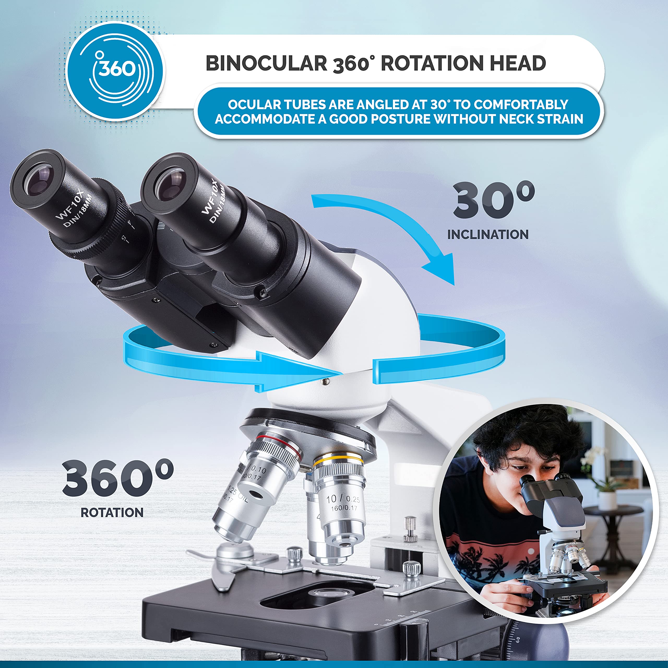 Foto 7 pulgar | Microscopio Binocular Digital Siedentopf Amscope B120b-e1 - Venta Internacional.