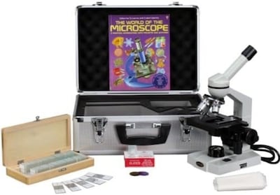 Foto 1 | Microscopio Compuesto Amscope M600-tk50 40x-1000x Con Escenario 3d - Venta Internacional.