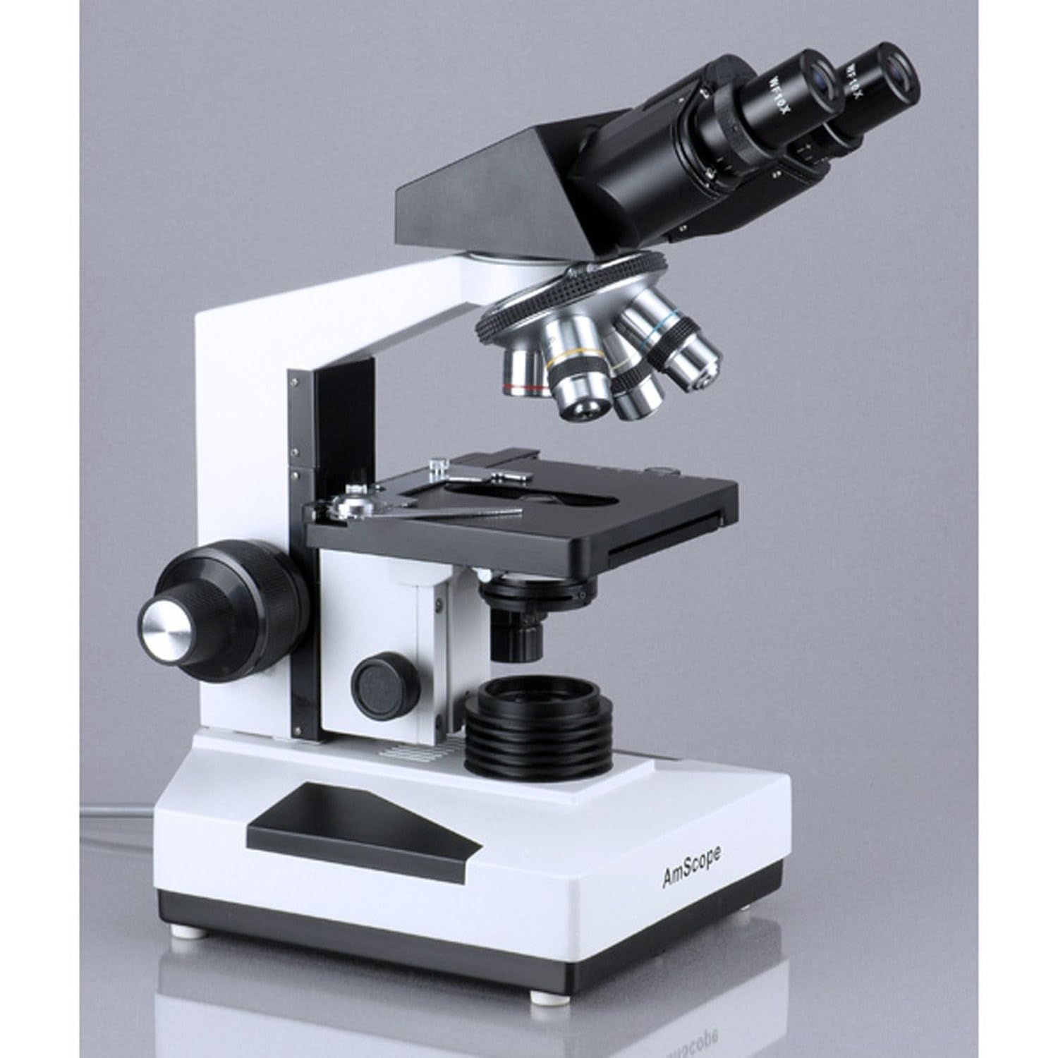 Foto 3 pulgar | Microscopio Binocular Compuesto Amscope B490 40x-1000x - Venta Internacional.