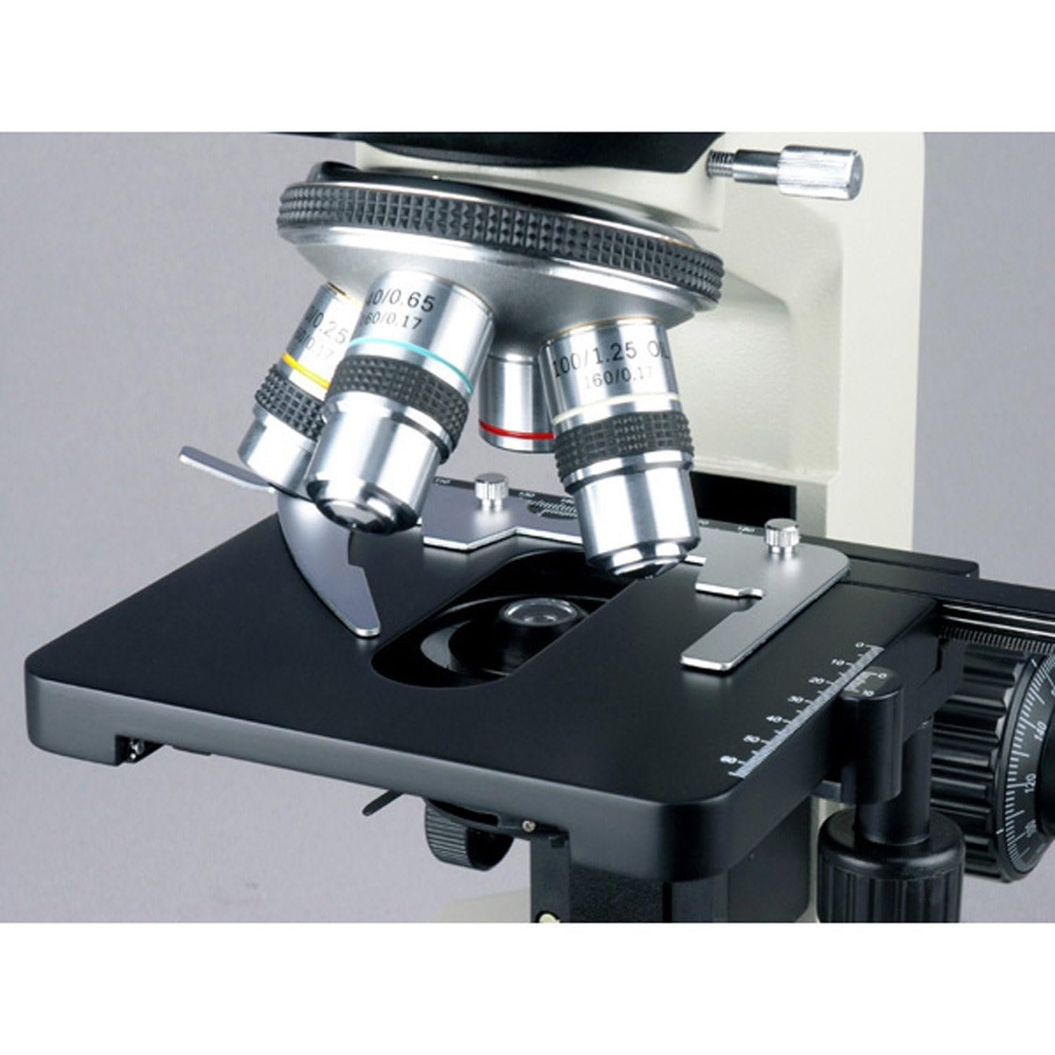 Foto 5 pulgar | Microscopio Binocular Compuesto Amscope B490 40x-1000x - Venta Internacional.
