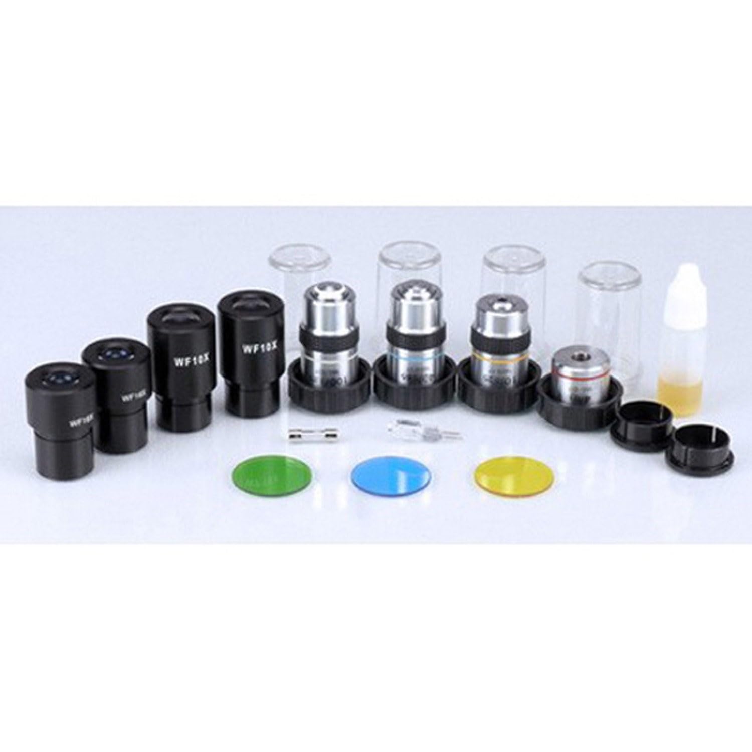 Foto 6 pulgar | Microscopio Binocular Compuesto Amscope B490 40x-1000x - Venta Internacional.