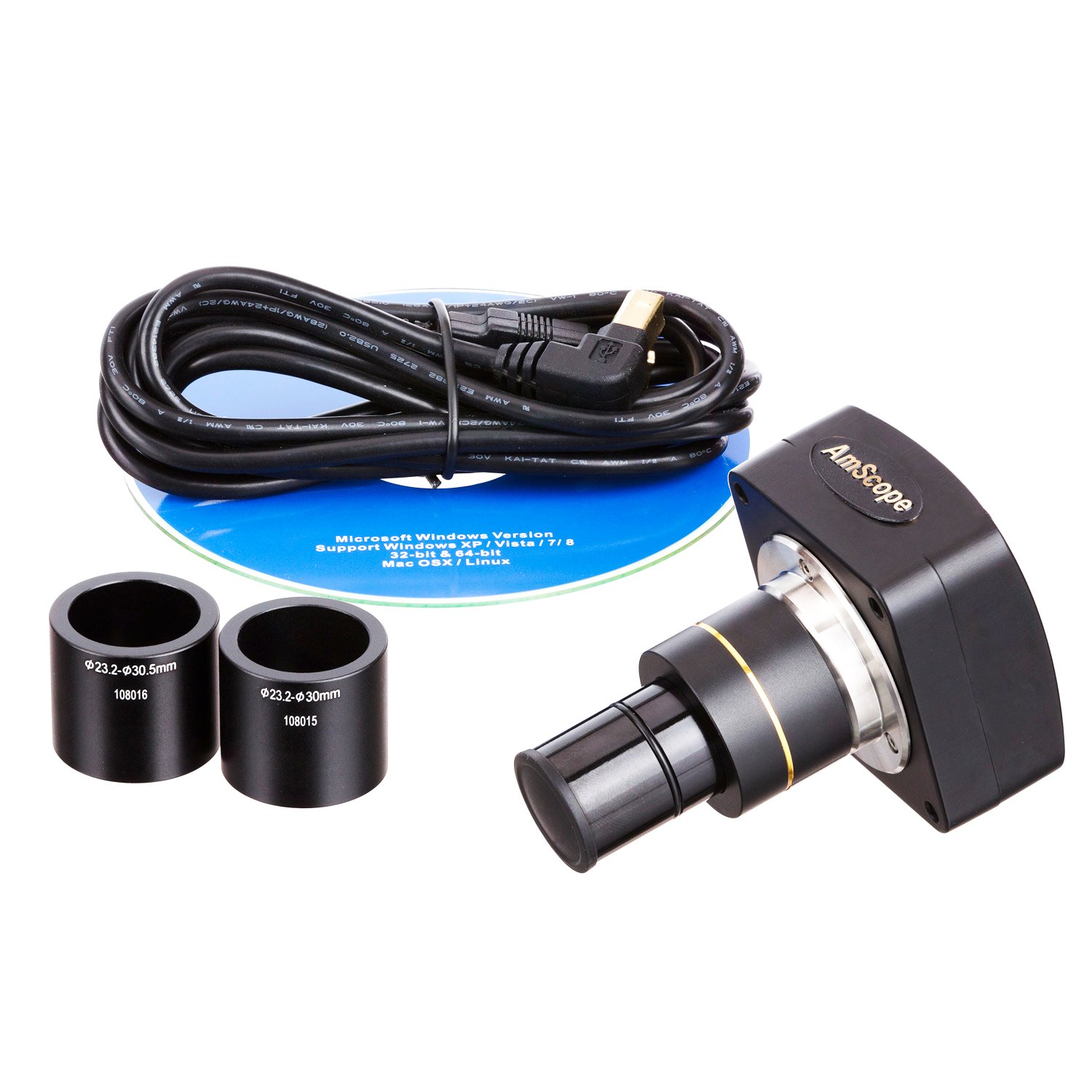 Foto 2 pulgar | Cámara Microscópica Amscope Mu500-ck 5.0mp Usb Con Software - Venta Internacional.