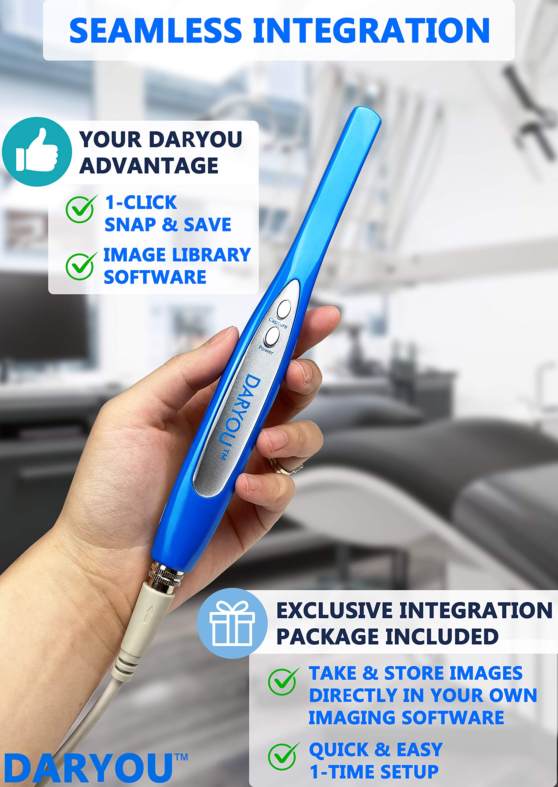 Foto 4 pulgar | Cámara Intraoral Daryou Dy-50 Super Clear Con Controlador - Venta Internacional.