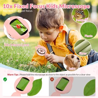 Foto 2 | Microscopio Portátil Mafiti Mini Pocket Para Niños Con Aumento De 10x - Venta Internacional.