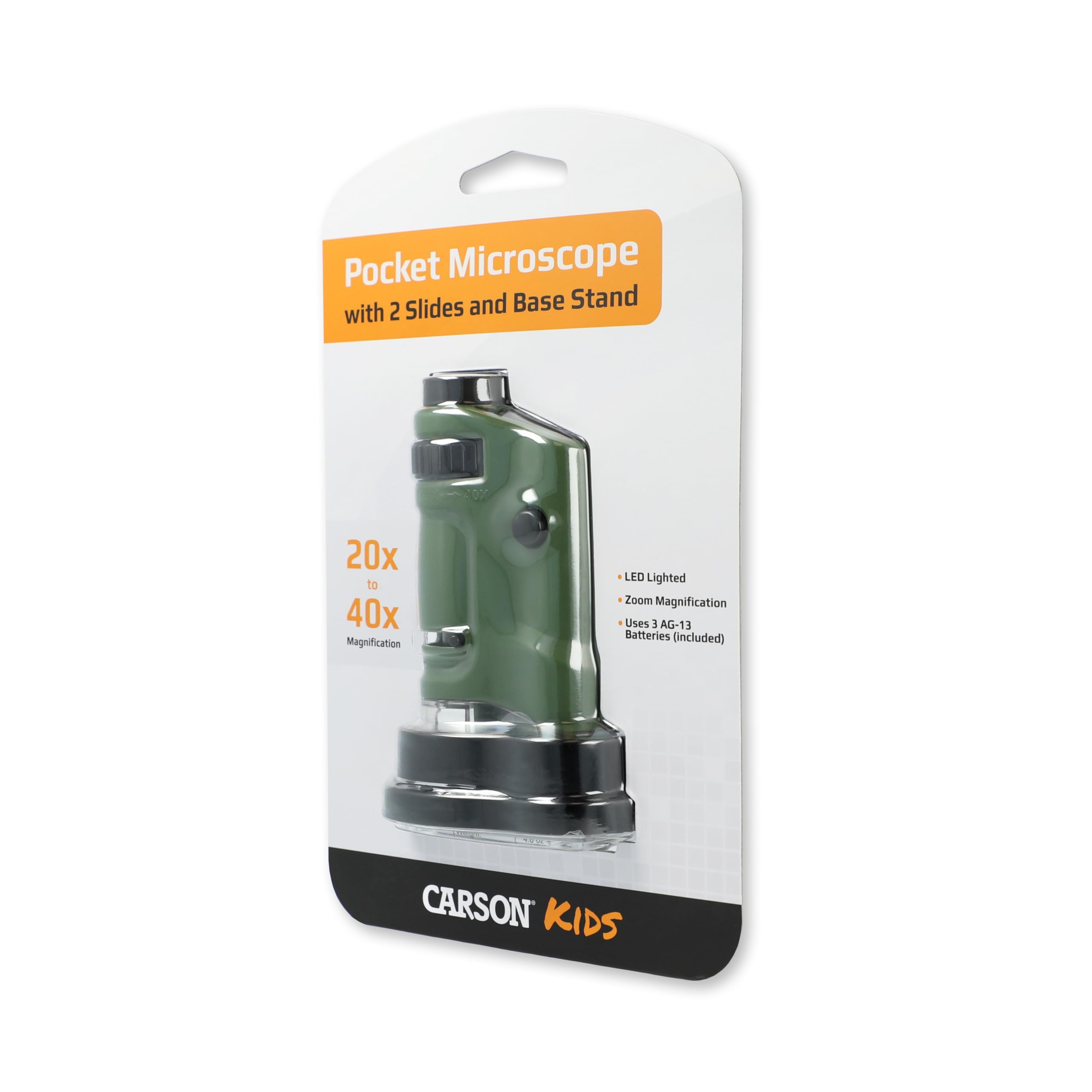 Foto 8 pulgar | Microscopio Carson Microbrite, Zoom 20x40x, Bolsillo Con Luz Led - Venta Internacional.