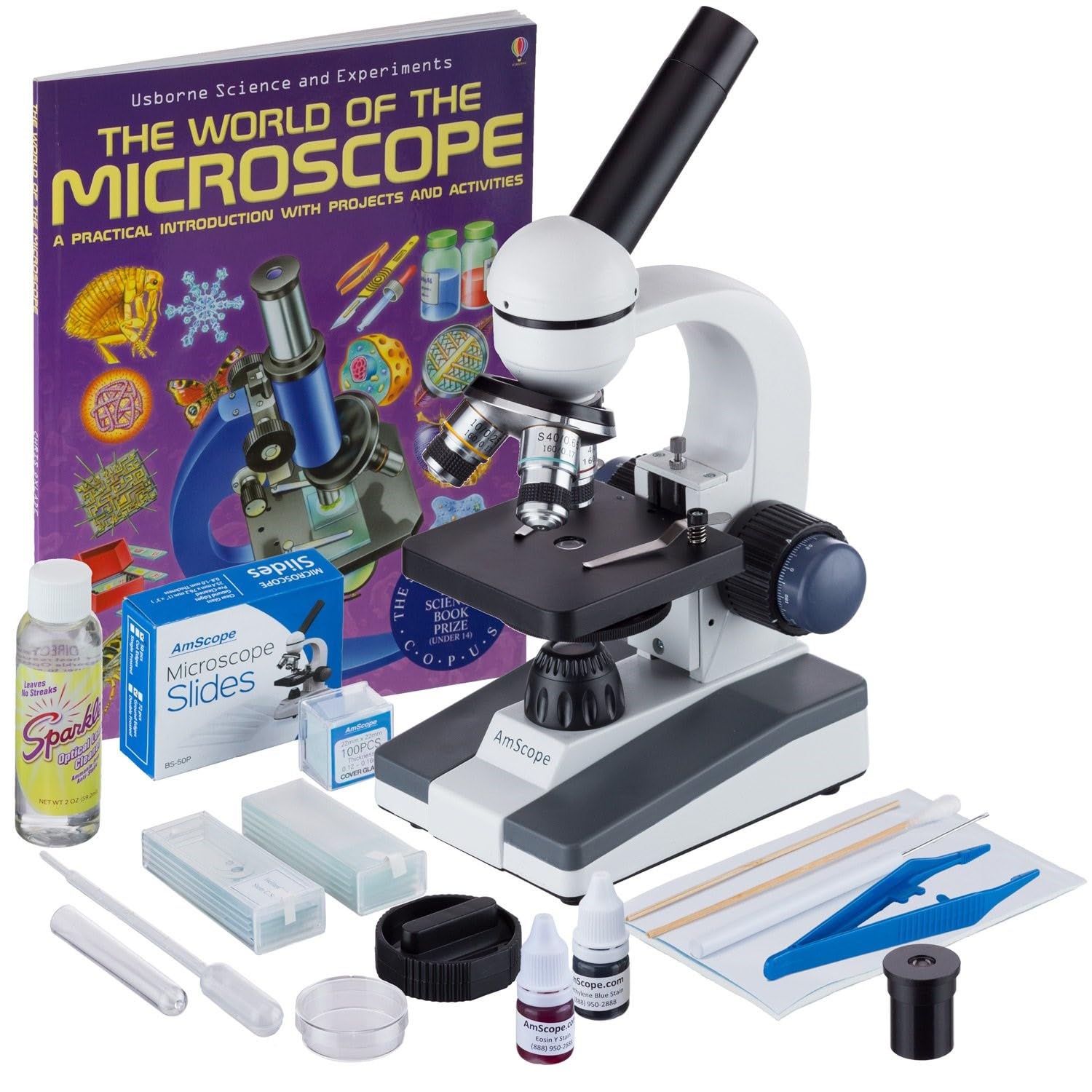 Foto 1 | Microscopio Monocular Portátil Serie Amscope M150 40x-1000x - Venta Internacional.
