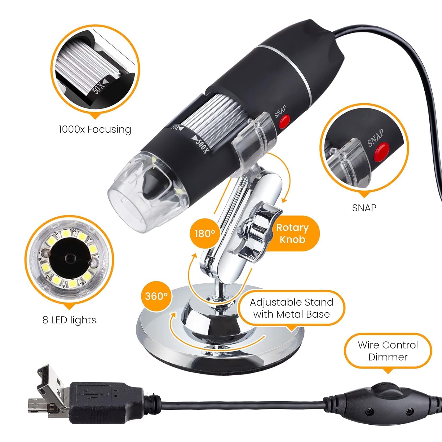 Foto 4 pulgar | Microscopio Amscope Serie B120 Para Estudiantes Y Profesionales - Venta Internacional.