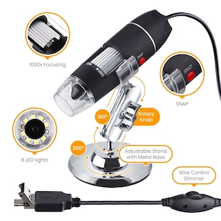 Foto 3 | Microscopio Amscope Serie B120 Para Estudiantes Y Profesionales - Venta Internacional.