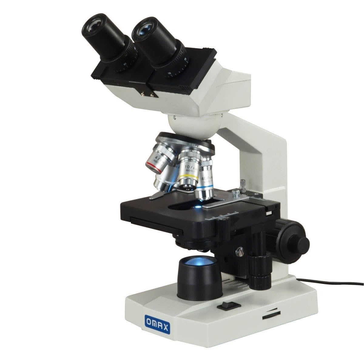 Foto 3 pulgar | Microscope Omax Lab Binocular Biological Compound 40x-2500x - Venta Internacional.