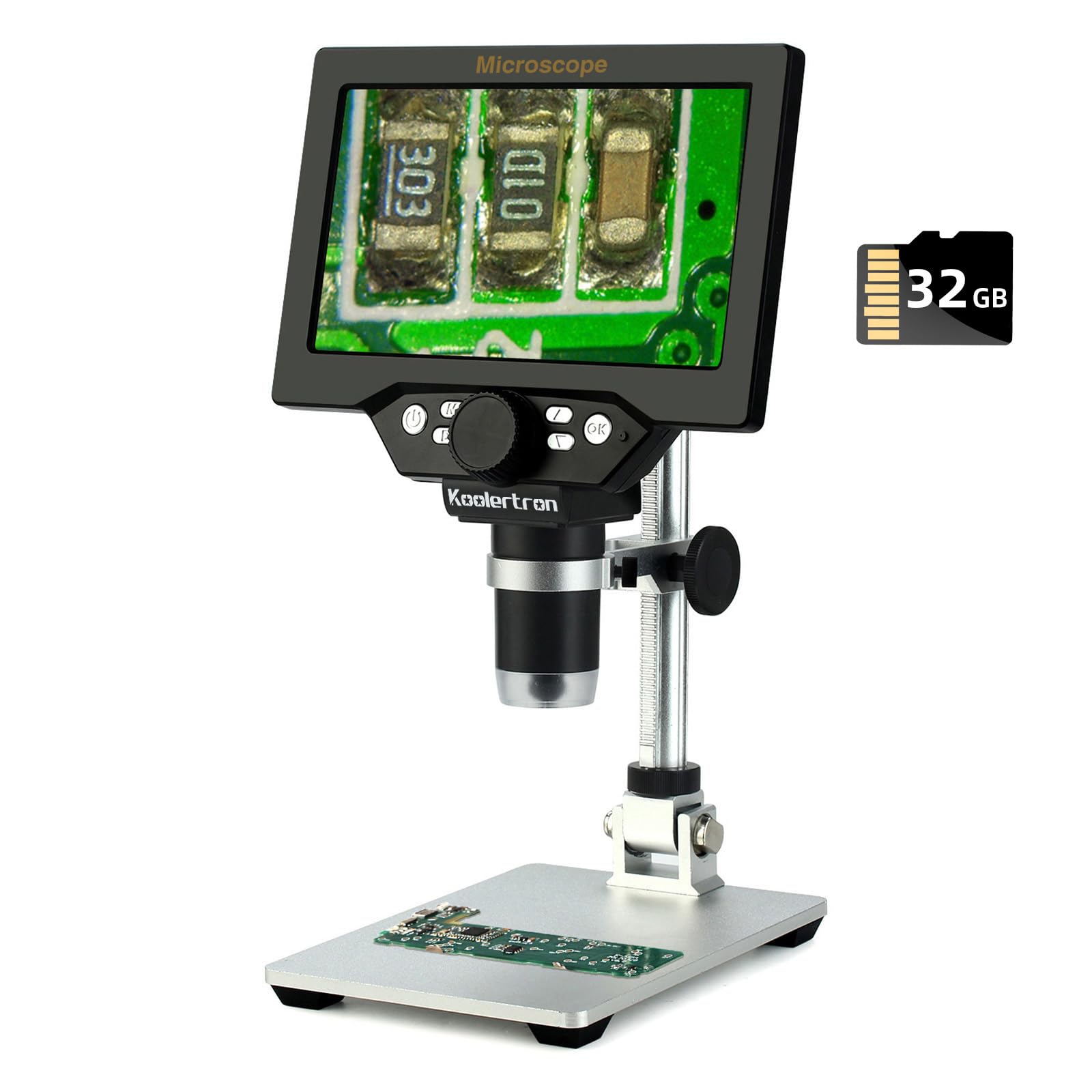 Foto 2 pulgar | Microscopio Digital Koolertron 7 Lcd De 12 Mp Con Aumento De 1-1200x - Venta Internacional.