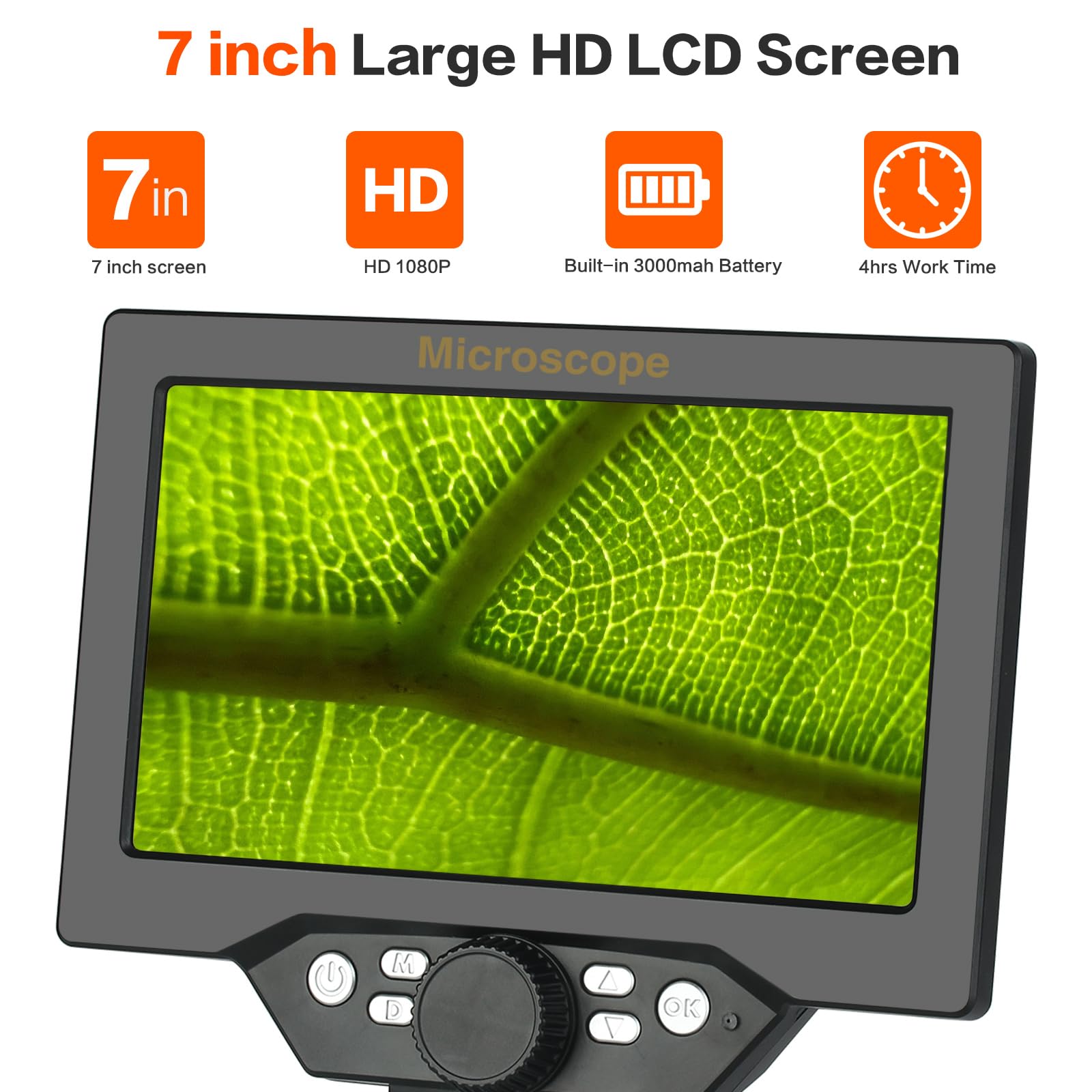 Foto 3 pulgar | Microscopio Digital Koolertron 7 Lcd De 12 Mp Con Aumento De 1-1200x - Venta Internacional.