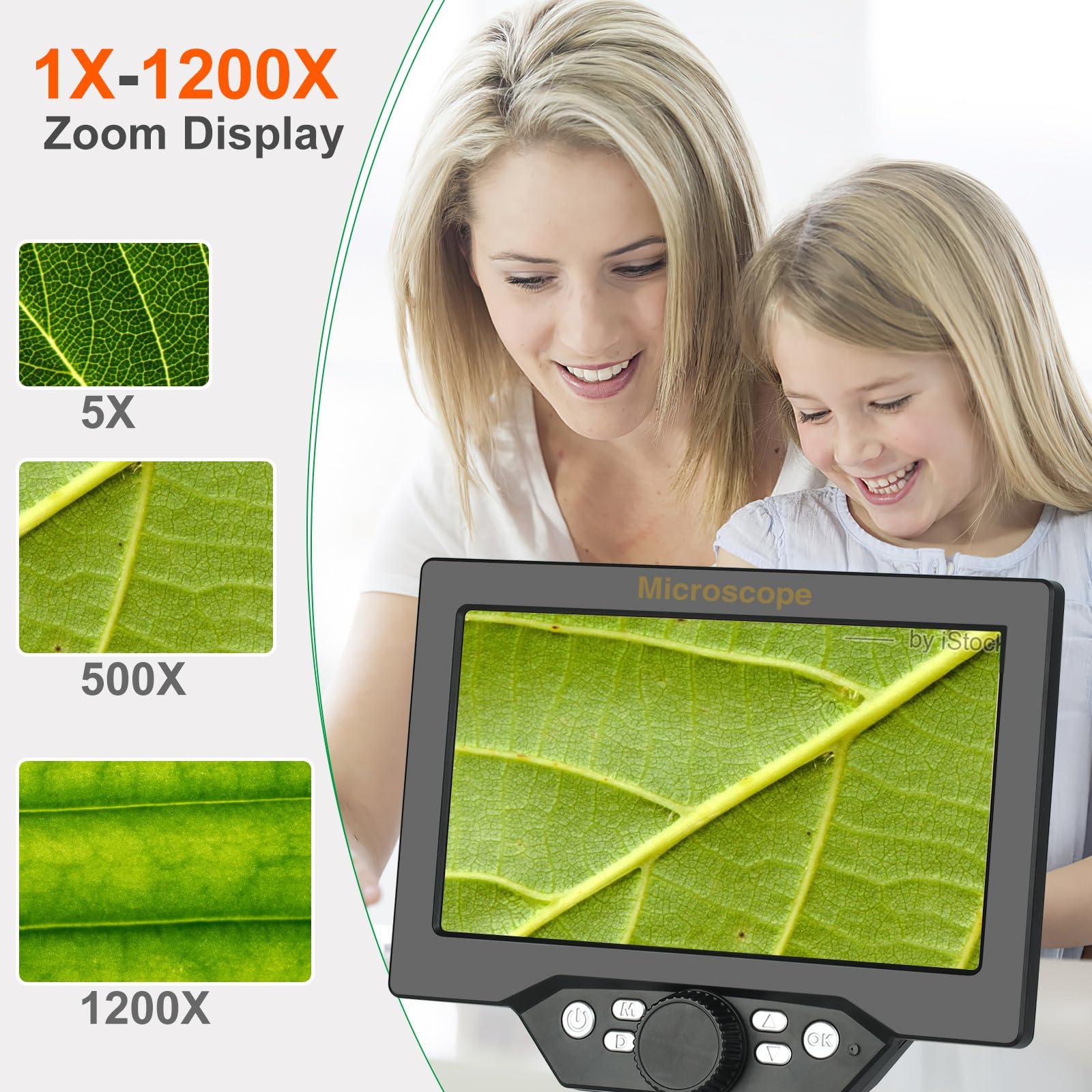 Foto 4 pulgar | Microscopio Digital Koolertron 7 Lcd De 12 Mp Con Aumento De 1-1200x - Venta Internacional.