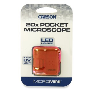 Foto 3 | Microscopio De Bolsillo Carson Micromini 20x Con Linterna Uv Y Led - Venta Internacional.