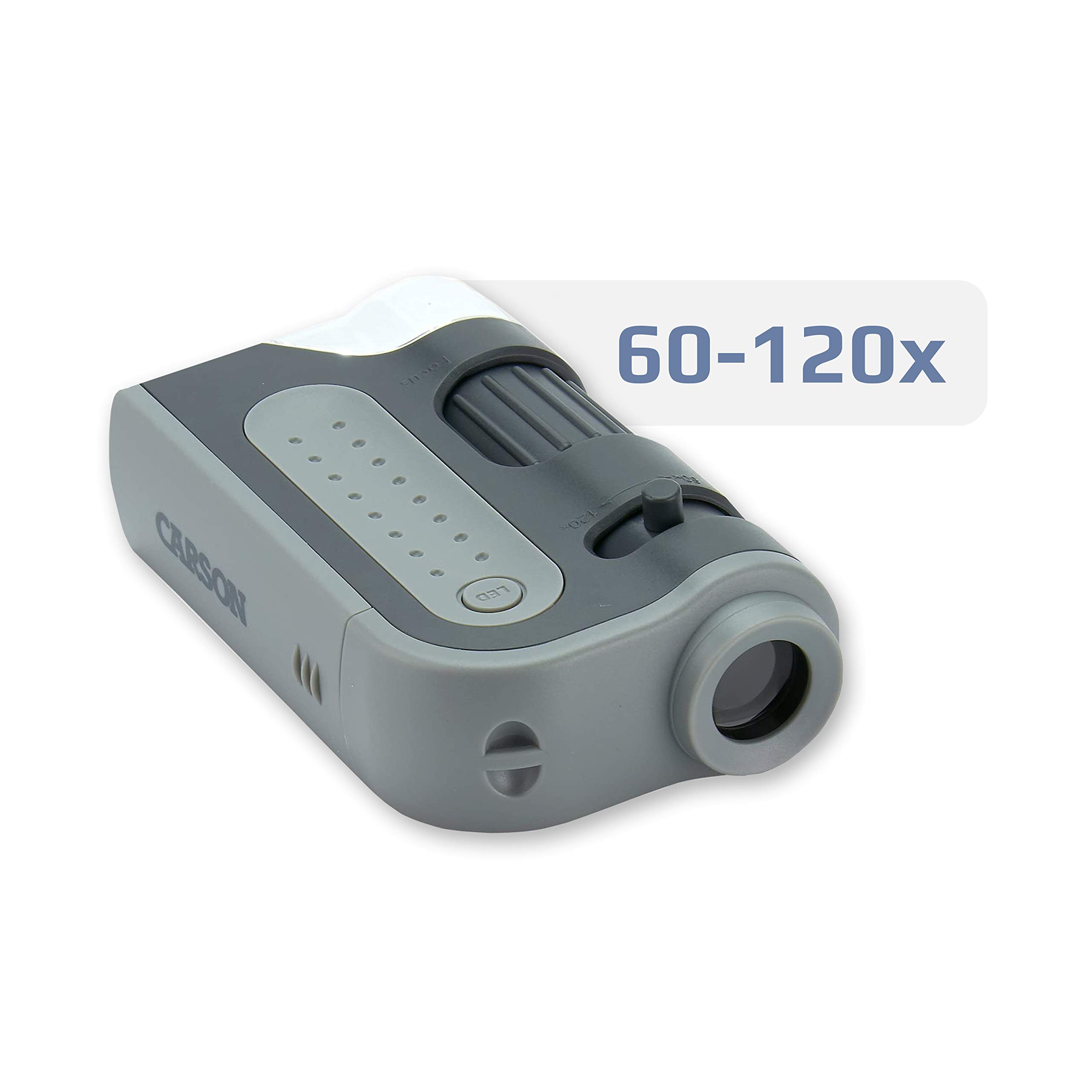 Foto 8 pulgar | Microscopio De Bolsillo Carson Microbrite Pro 60x-120x Led Gris - Venta Internacional.