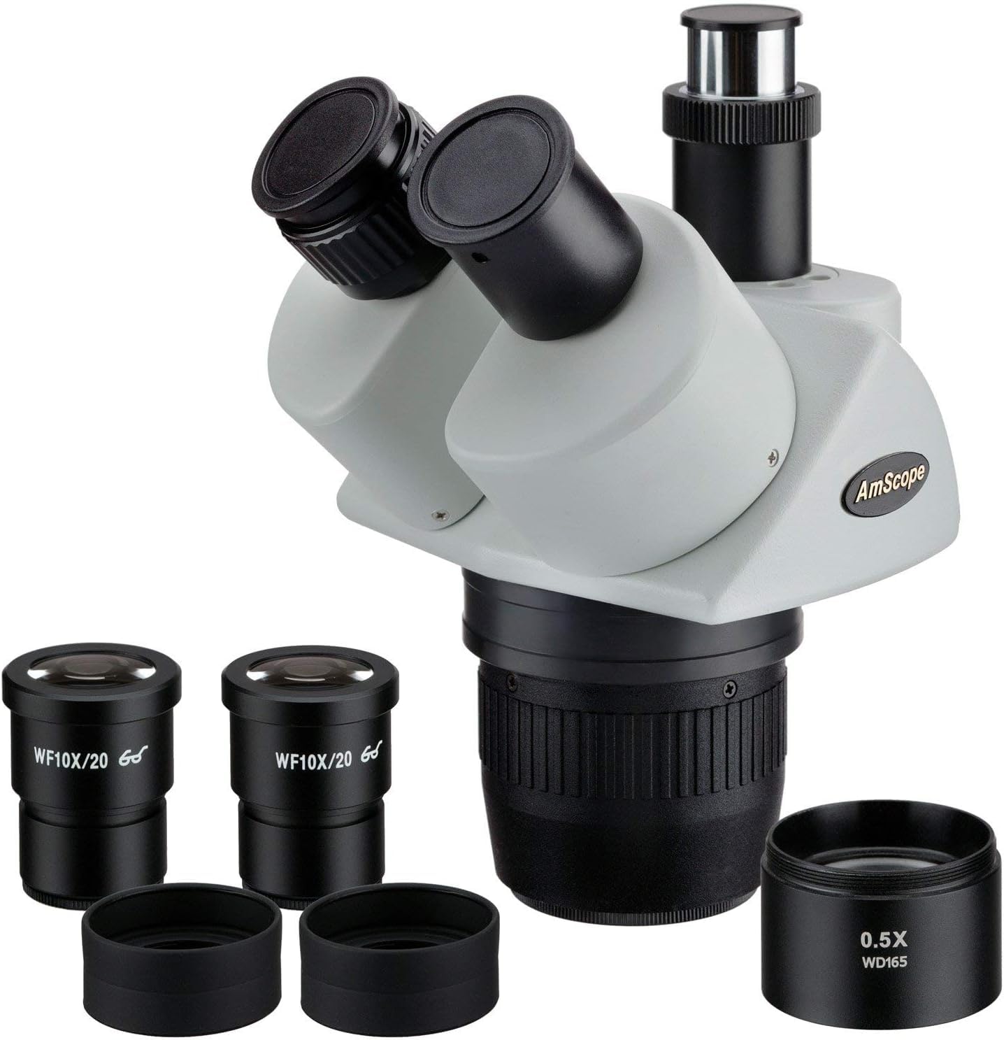 Foto 2 pulgar | Cabezal De Microscopio Estereoscópico Amscope Sw24tx Trinocular 10-40x - Venta Internacional.