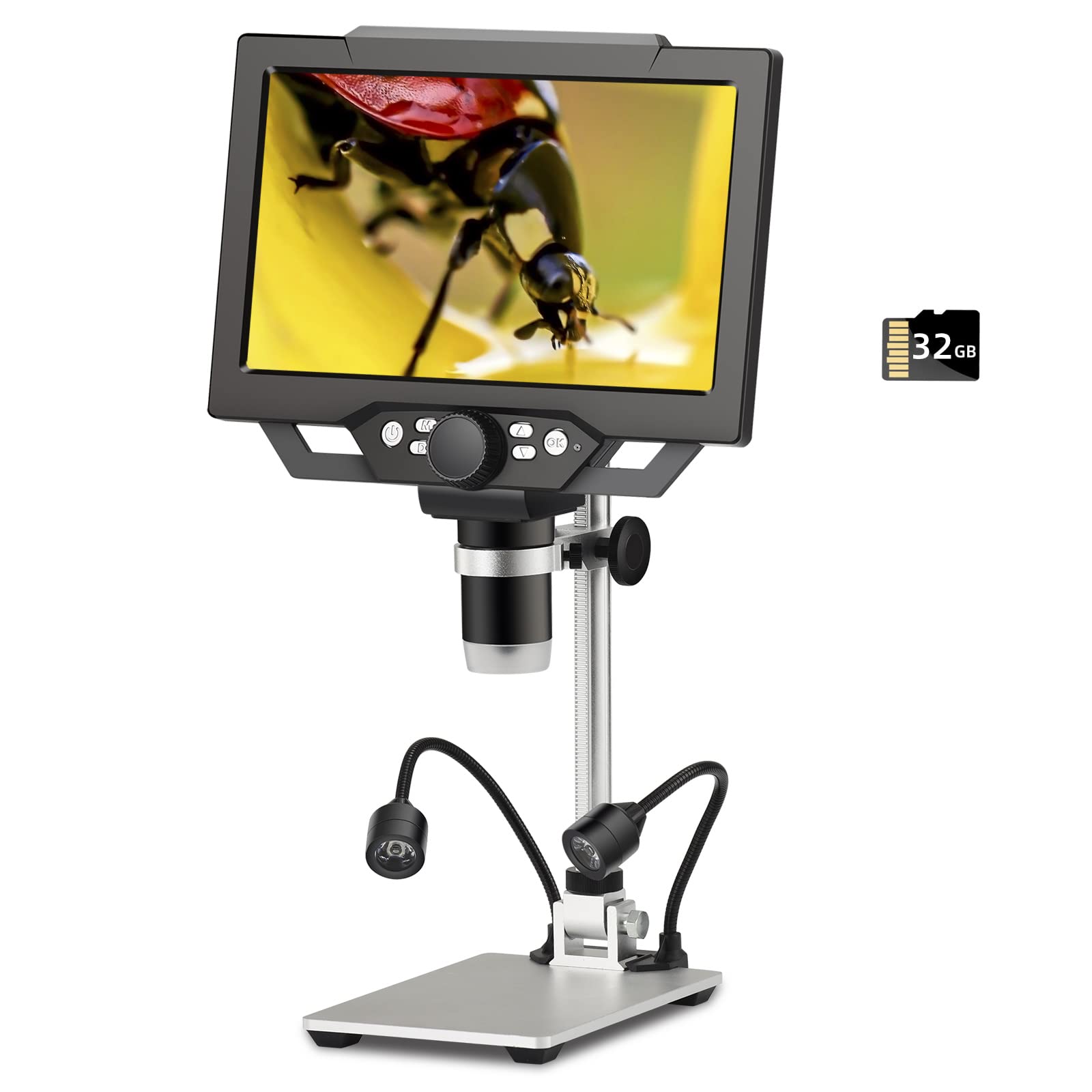 Foto 1 | Microscopio Digital Koolertron Lcd De 9 Pulgadas 12mp 1600x 1080p - Venta Internacional.