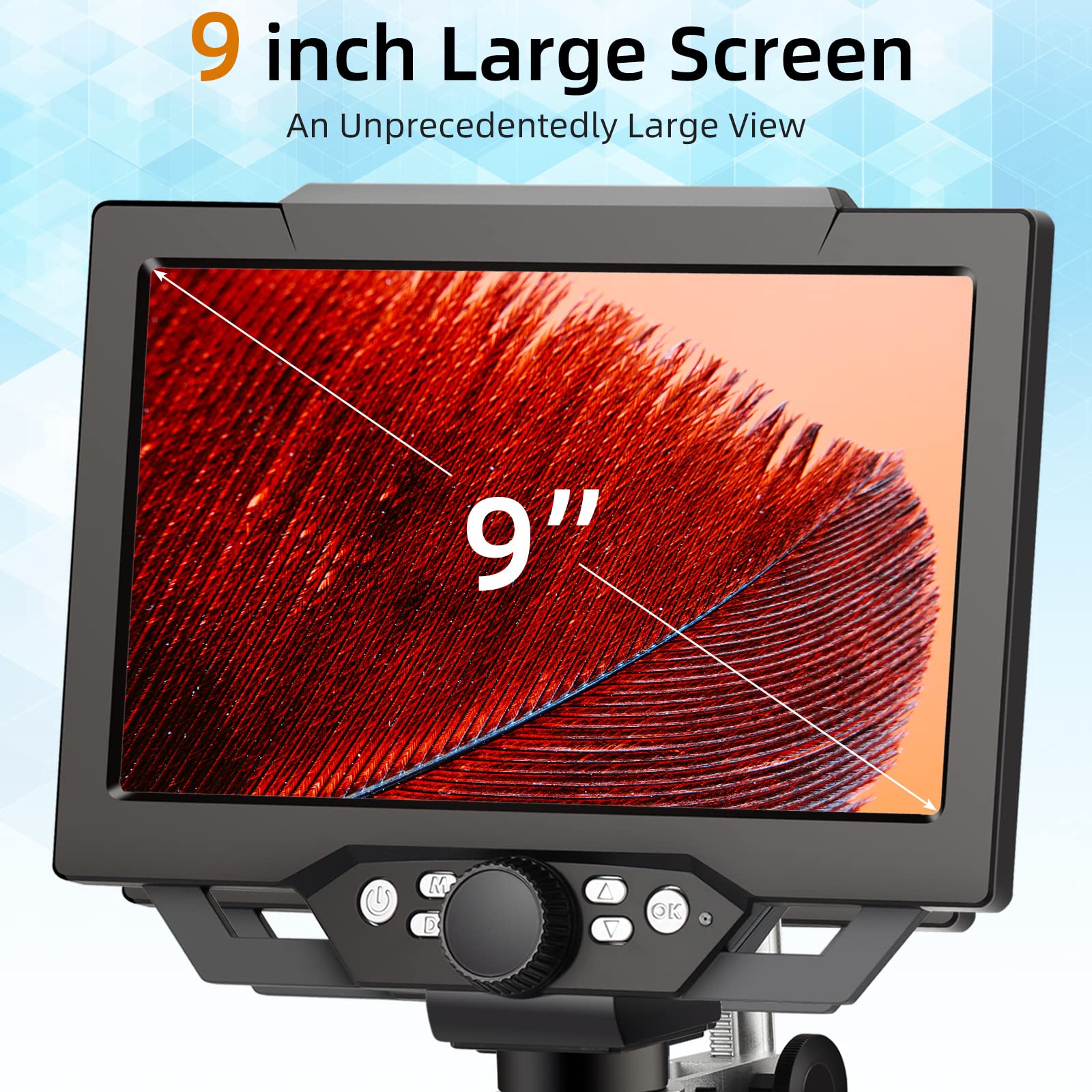 Foto 3 pulgar | Microscopio Digital Koolertron Lcd De 9 Pulgadas 12mp 1600x 1080p - Venta Internacional.