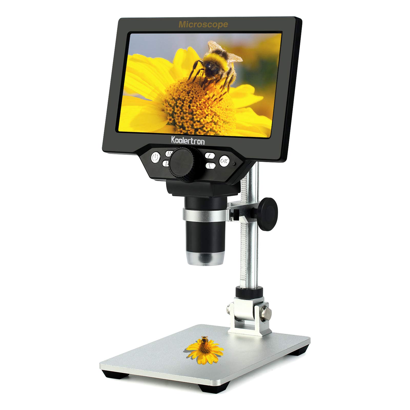 Foto 1 | Microscopio Digital Koolertron Lcd De 7 Pulgadas 12mp 1-1200x 1080p - Venta Internacional.