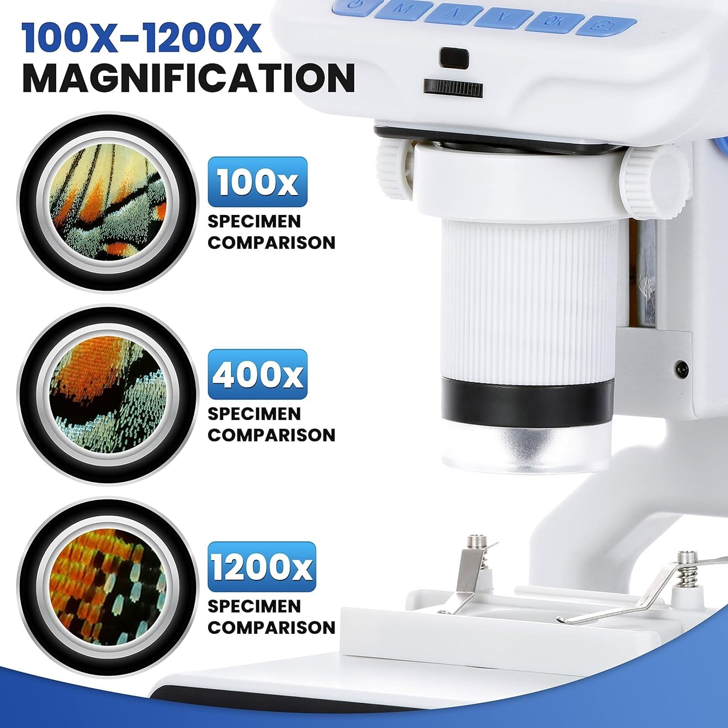 Foto 2 | Microscopio Amscope Dm140 1080p Hd Lcd De 4,3 Pulgadas Con Led - Venta Internacional.
