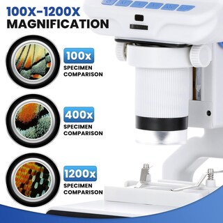 Foto 2 | Microscopio Amscope Dm140 1080p Hd Lcd De 4,3 Pulgadas Con Led - Venta Internacional.