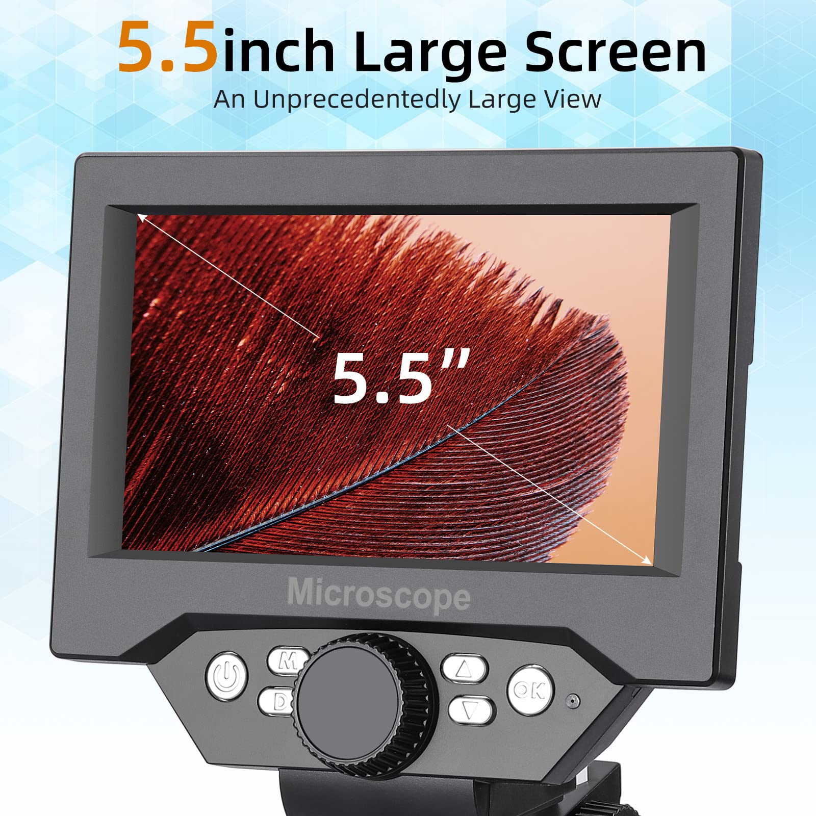 Foto 2 | Microscopio Digital Koolertron Lcd De 5.5 Pulgadas 8mp 1-1000x - Venta Internacional.