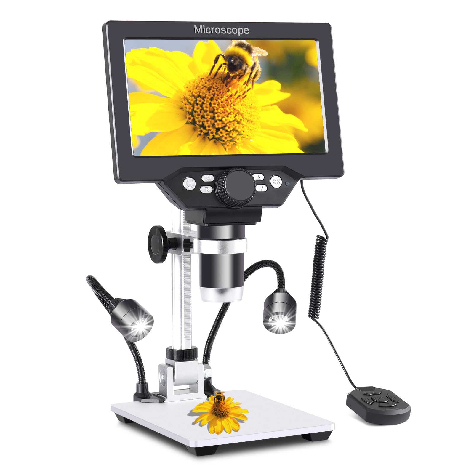Foto 1 | Microscopio Digital Koolertron Lcd De 7 Pulgadas 12mp 1200x 1080p - Venta Internacional.