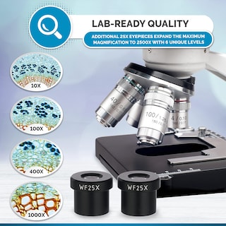 Foto 3 | Microscopio Amscope Serie B120c Para Estudiantes Y Profesionales - Venta Internacional.
