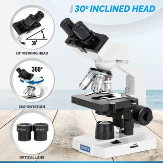 Foto 3 | Microscopio Compuesto Binocular Led Serie Omax M82e De Laboratorio - Venta Internacional.