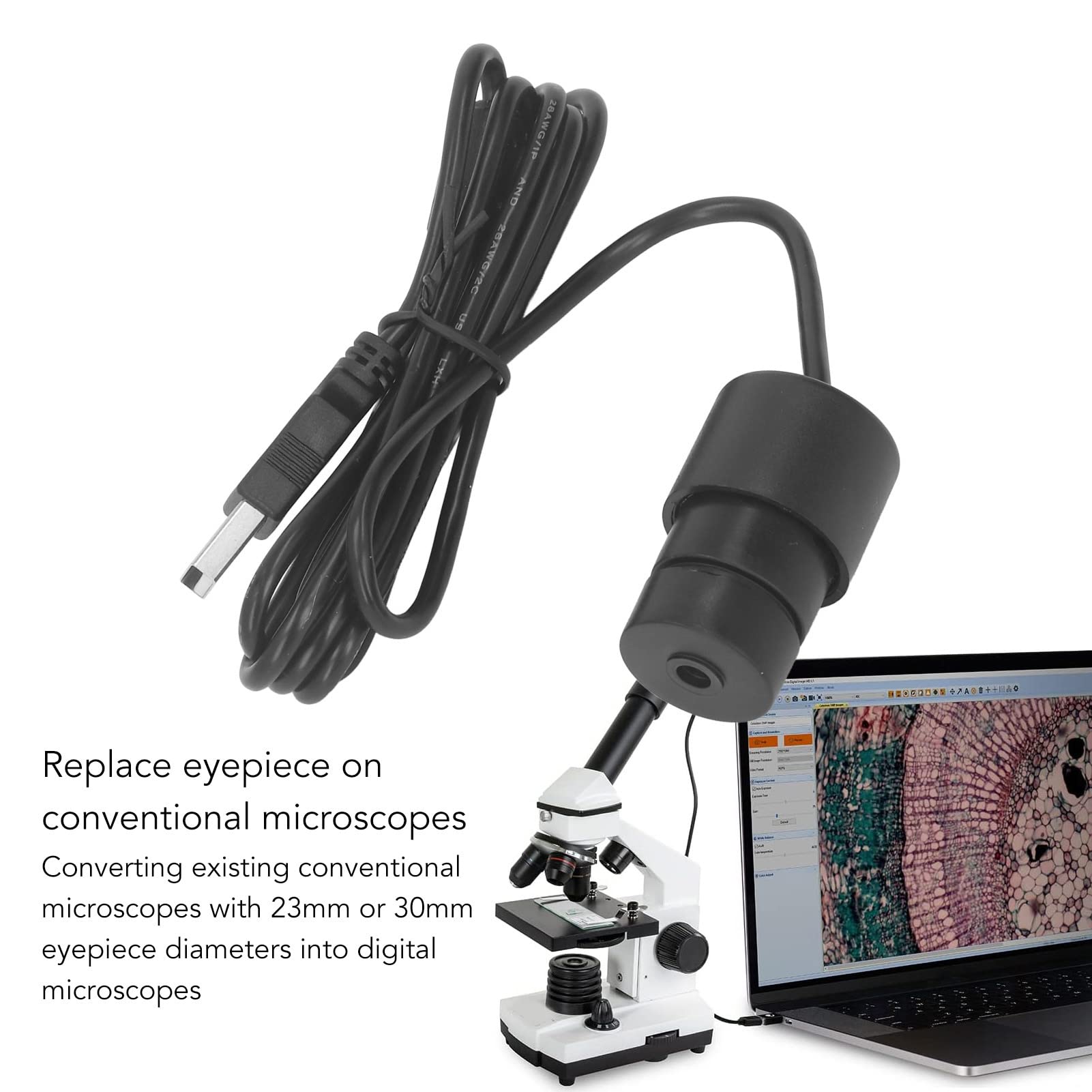Foto 6 | Cámara Microscópica Usb Hilitand De 92 Mp Con Ocular Electrónico - Venta Internacional.
