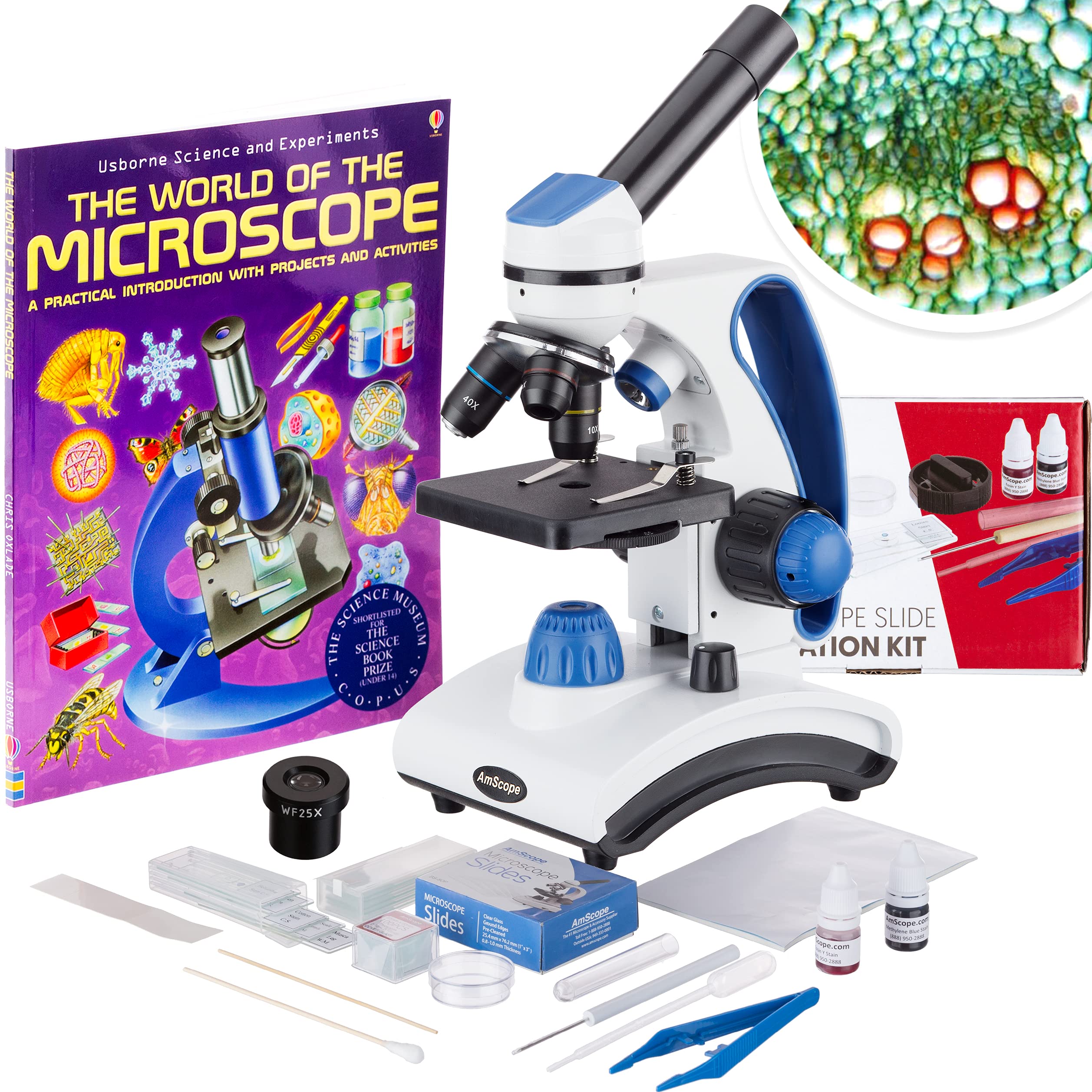 Foto 2 pulgar | Microscopio Amscope M162c-2l-wm-sp14-50p100s 40x-1000x - Venta Internacional.