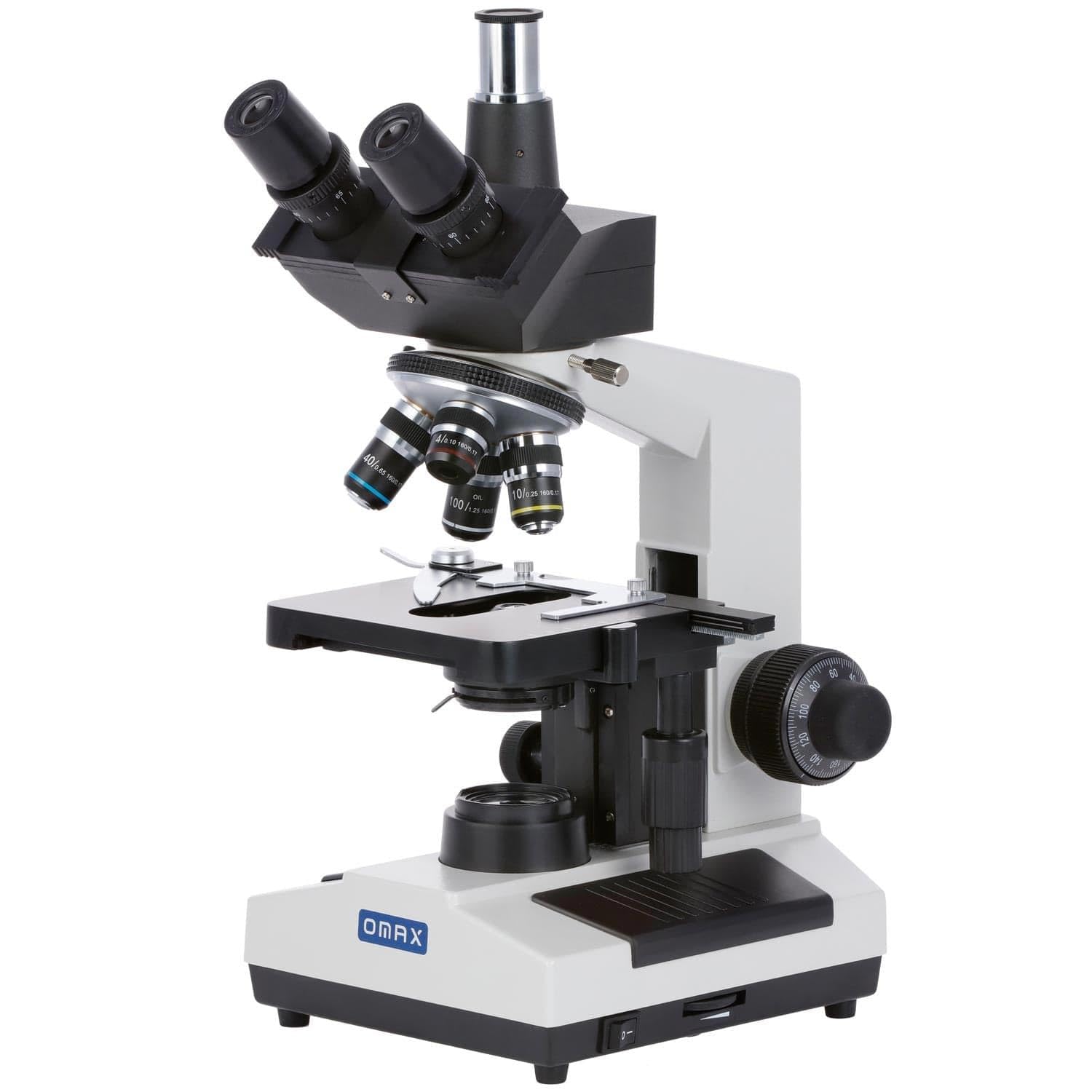 Luz Led Compuesta Trinocular Microscope Omax M837sl 40x-2000x - Venta Internacional. $14,483
