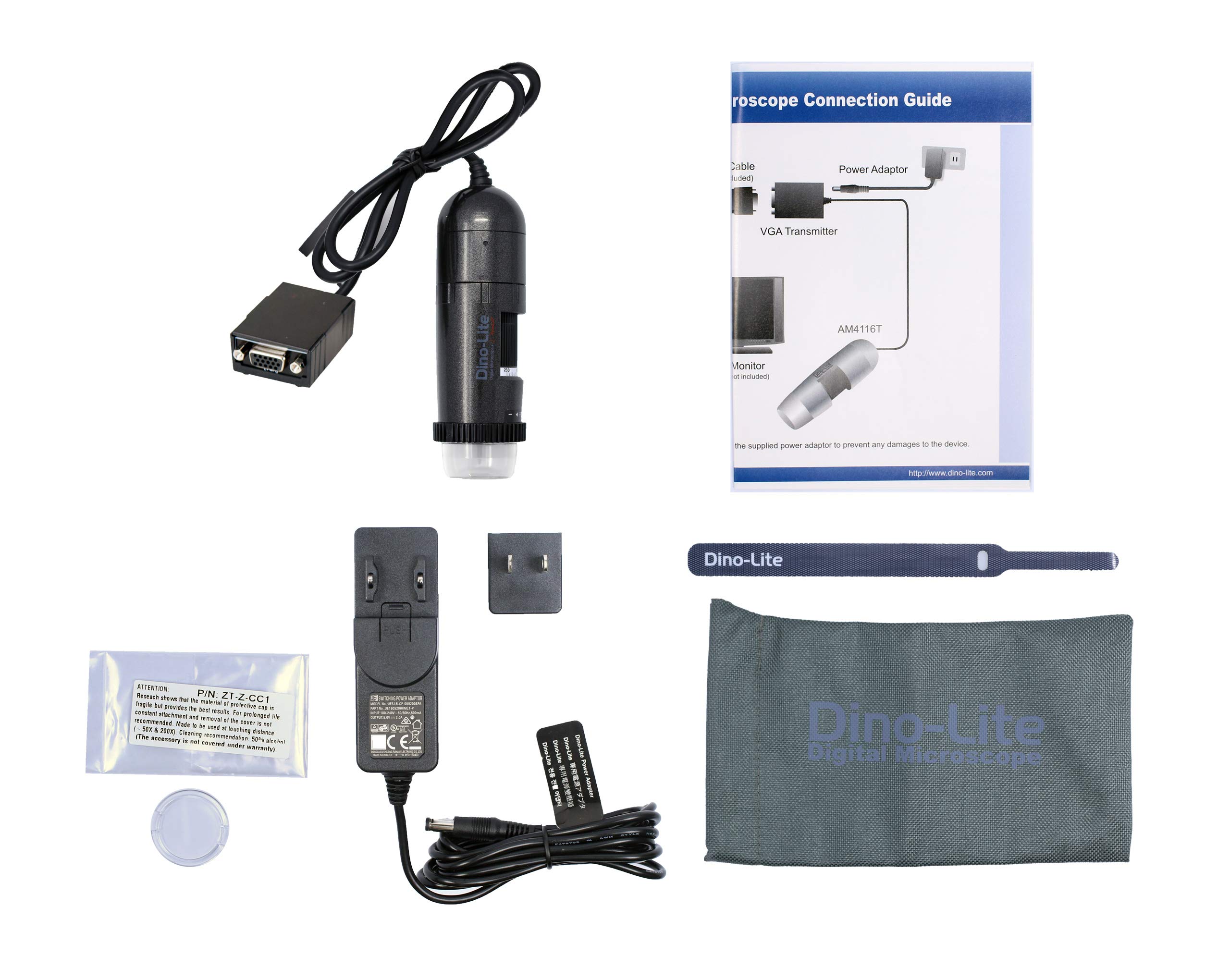 Foto 6 | Microscopio Digital Dino-lite Am4116ztl Vga 800x600 10x-90x - Venta Internacional.