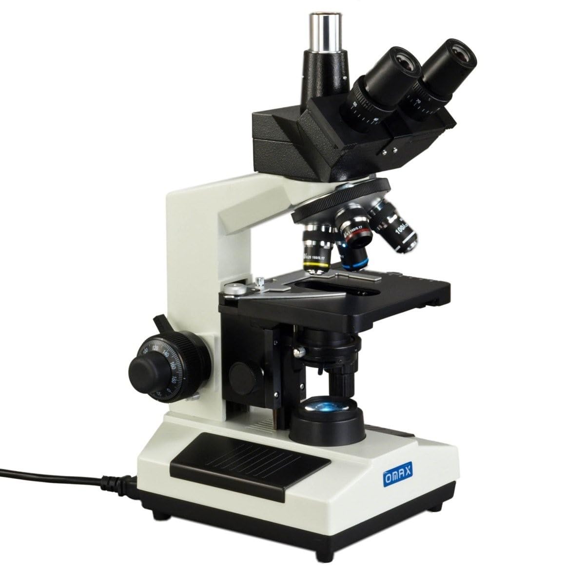 Compuesto Biológico Trinocular Microscope Omax 40x-2500x - Venta Internacional. $14,818