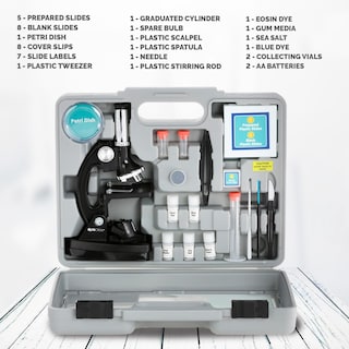 Foto 5 | Microscopio Amscope Serie M30 Stem De 52 Piezas Para Niños Color Negro - Venta Internacional.