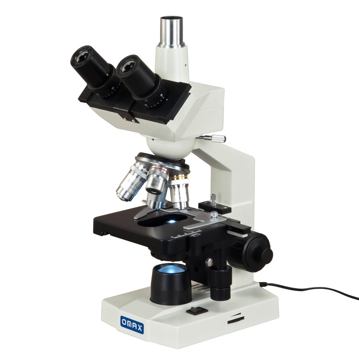 Foto 3 pulgar | Compuesto Trinocular Led Para Laboratorio Microscope Omax 40x-2500x - Venta Internacional.