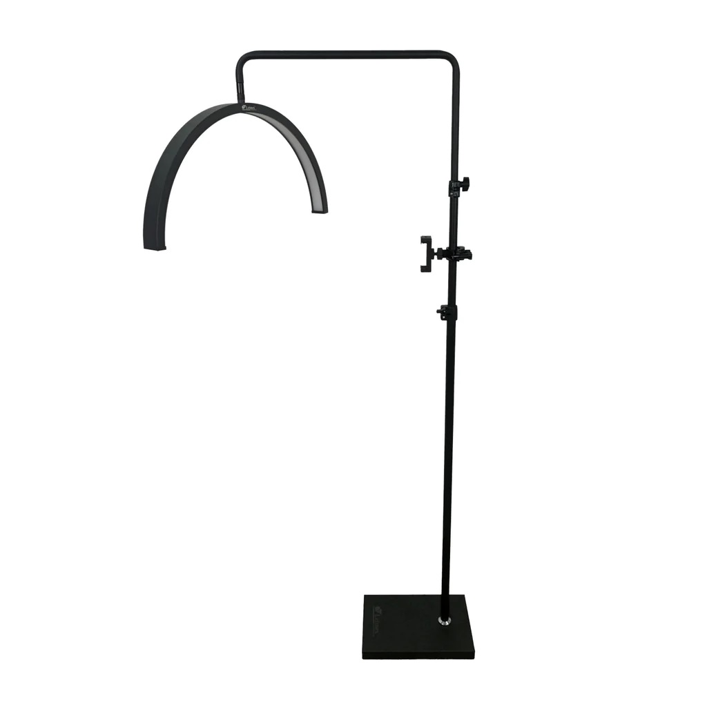 Foto 1 | Lámpara Letmex RL06 Negro Semi Circular LED C Control Remoto