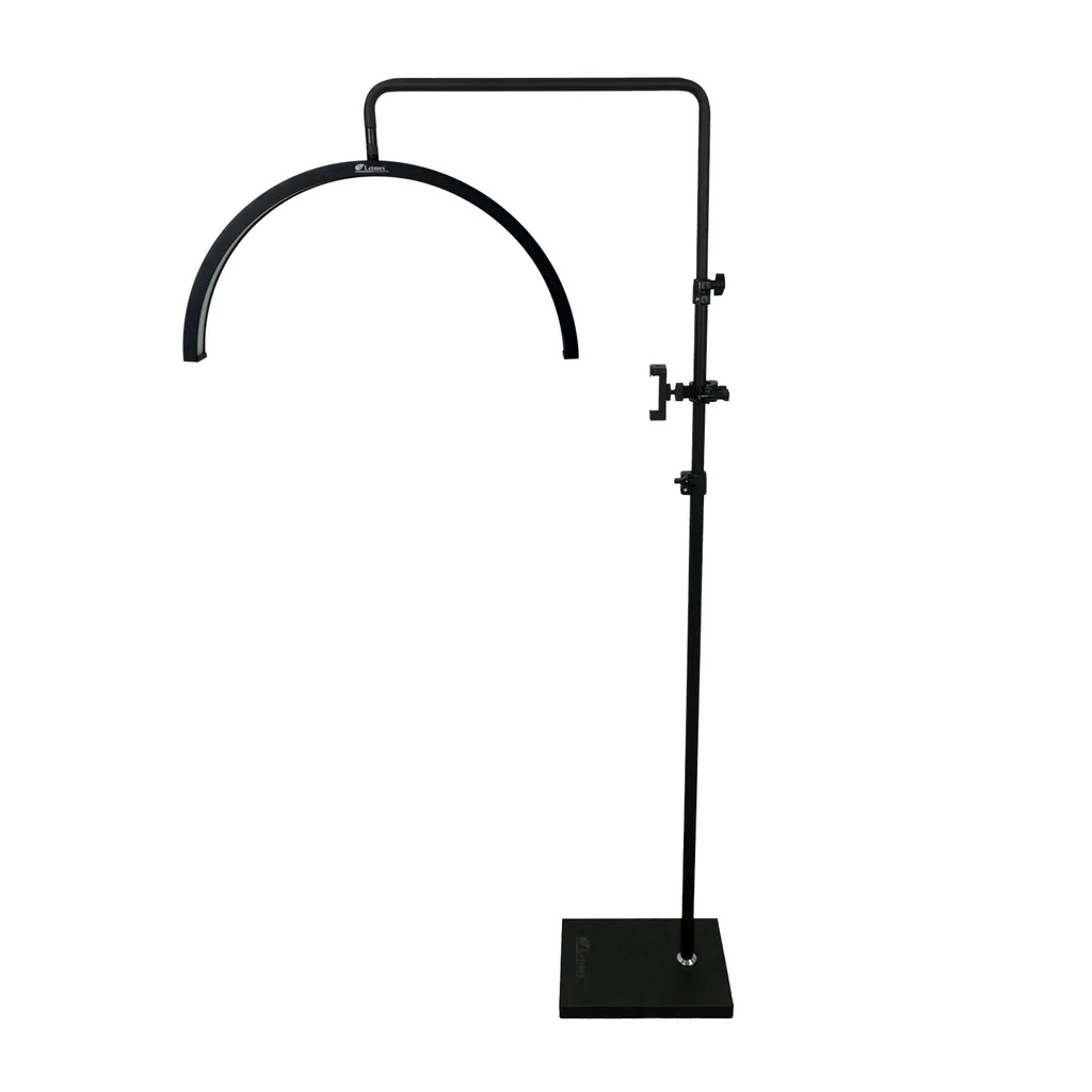 Foto 4 pulgar | Lámpara Letmex RL06 Negro Semi Circular LED C Control Remoto