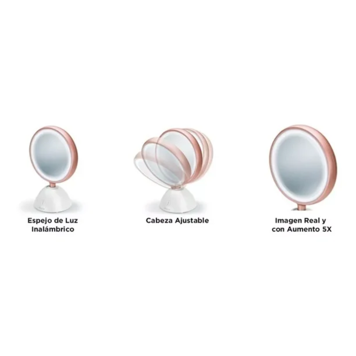 Foto 5 pulgar | Espejo Revlon Rvmr9030la1 Con Luz Led Blanco Con Rosa