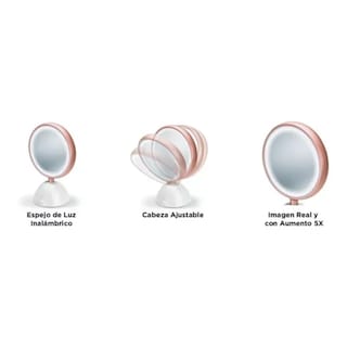 Foto 4 | Espejo Revlon Rvmr9030la1 Con Luz Led Blanco Con Rosa